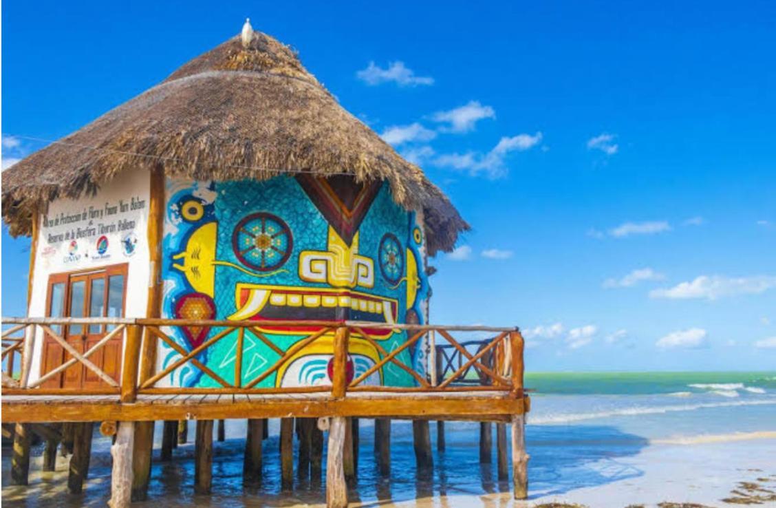 El Corazon Mexican0 Isla Holbox Bagian luar foto